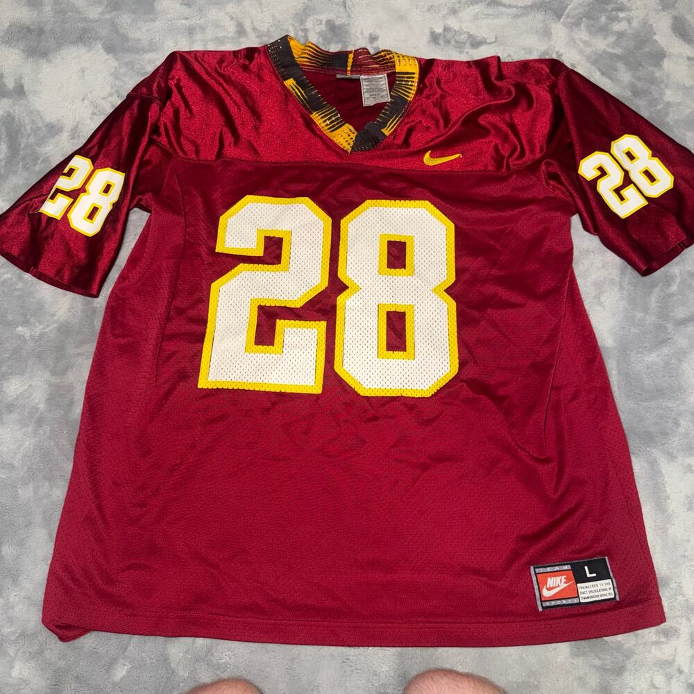 Nike Florida State Seminoles Warrick Dunn #28 Football Jersey Garnet Gold L